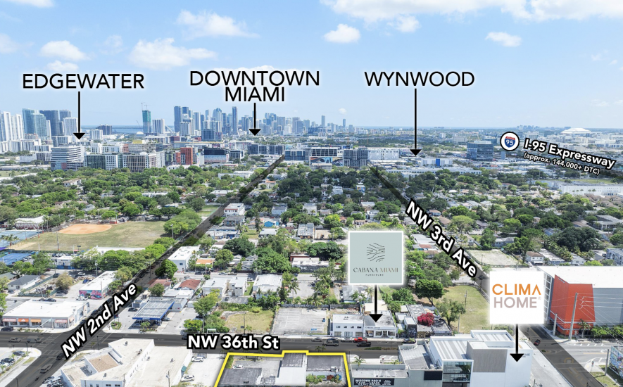 233 NW 36th St, Miami, FL 33127, ,Retail,For Lease,NW 36th St ,1348